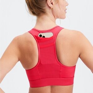 Fabletics Trinity High Impact Sports Bra- New W/O tags. Lipstick Red